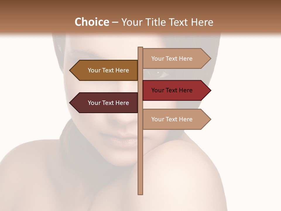 Beautiful Brown Head PowerPoint Template