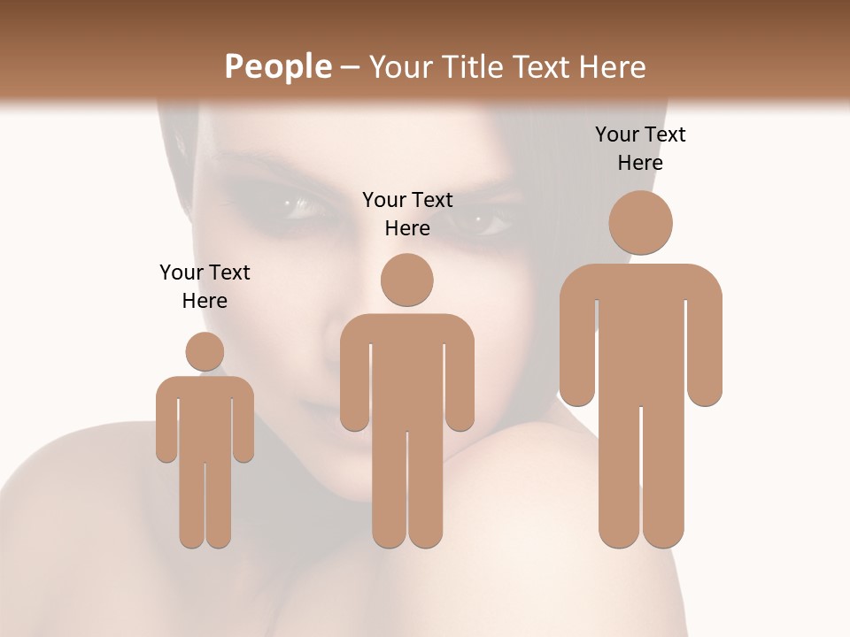 Beautiful Brown Head PowerPoint Template