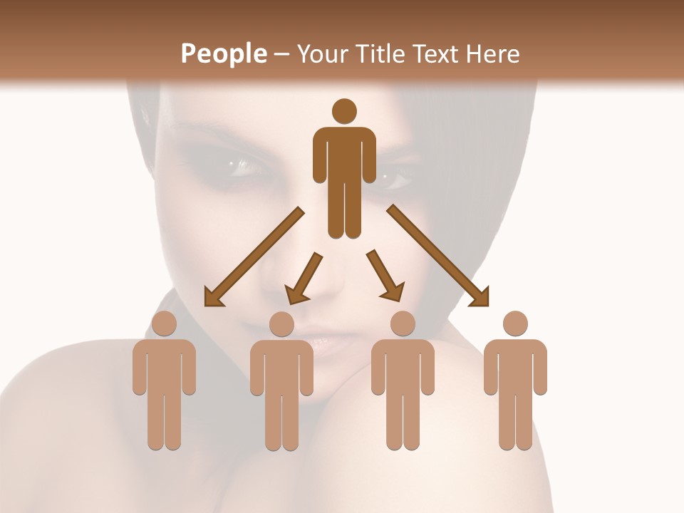 Beautiful Brown Head PowerPoint Template