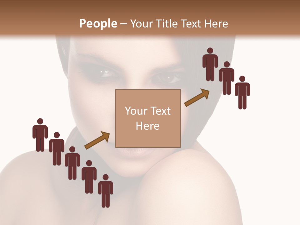 Beautiful Brown Head PowerPoint Template