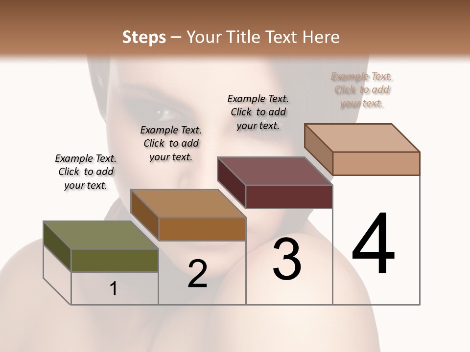 Beautiful Brown Head PowerPoint Template