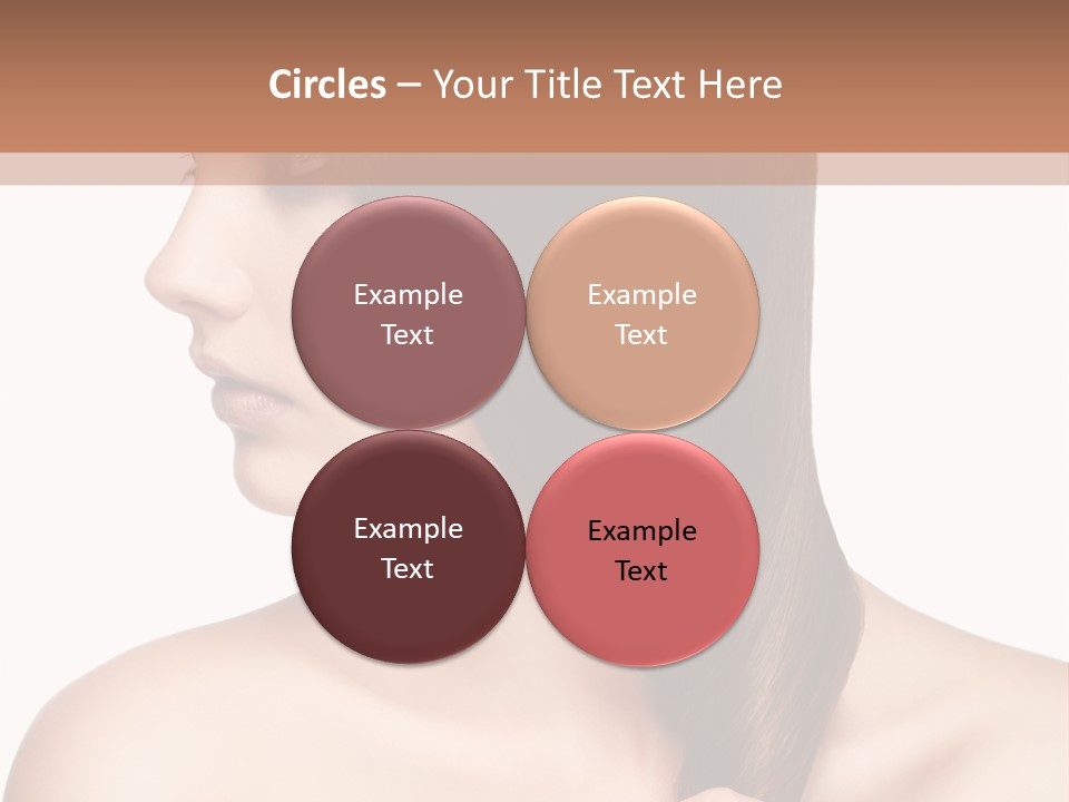 Adult Close Up Head PowerPoint Template