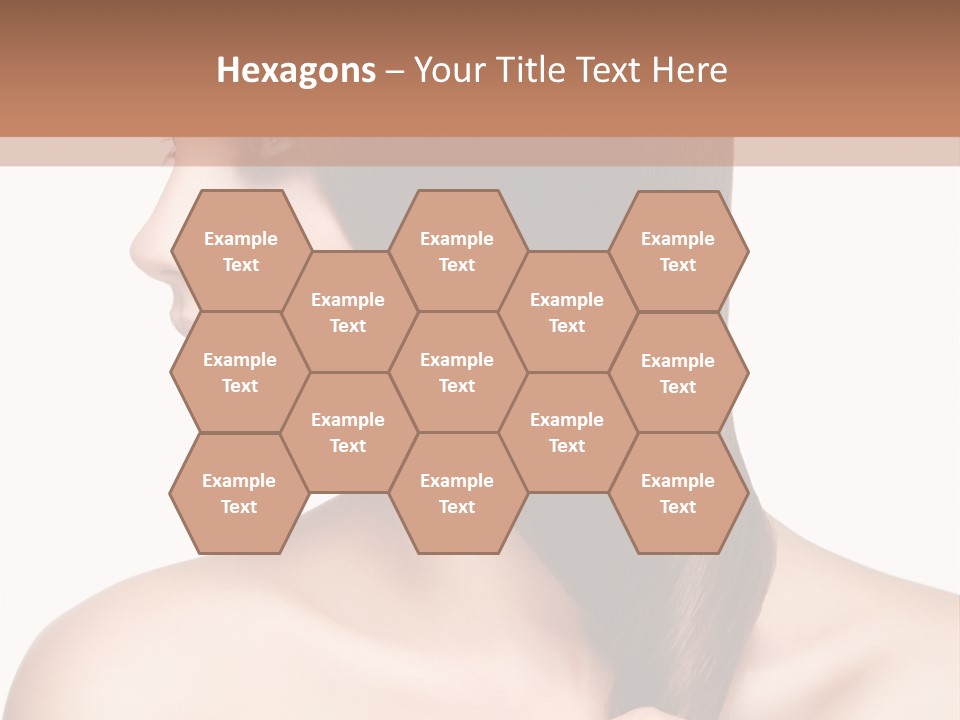 Adult Close Up Head PowerPoint Template