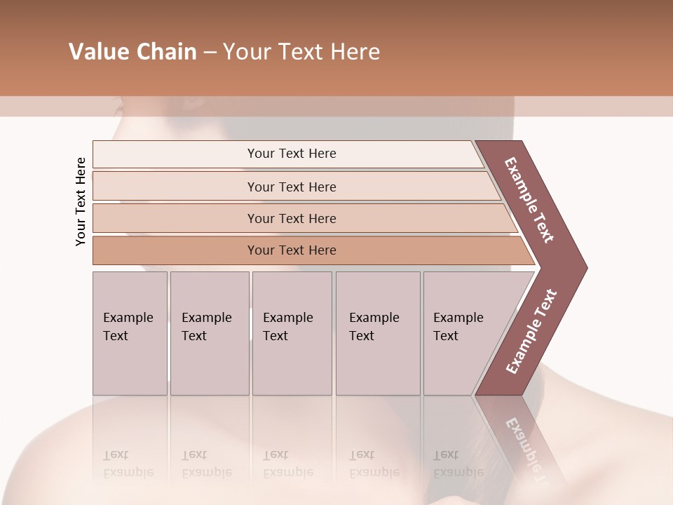 Adult Close Up Head PowerPoint Template