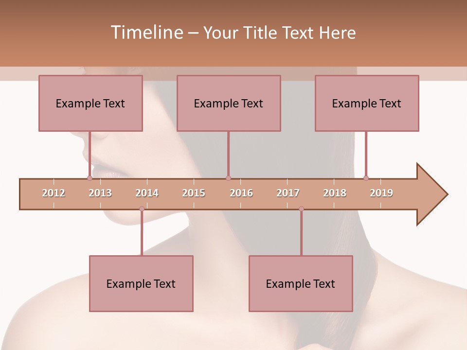 Adult Close Up Head PowerPoint Template