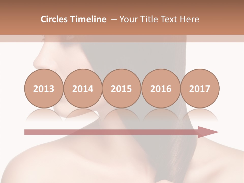 Adult Close Up Head PowerPoint Template