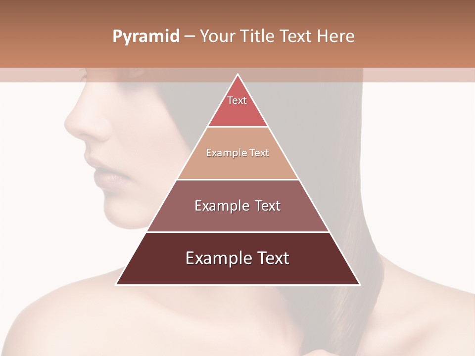 Adult Close Up Head PowerPoint Template