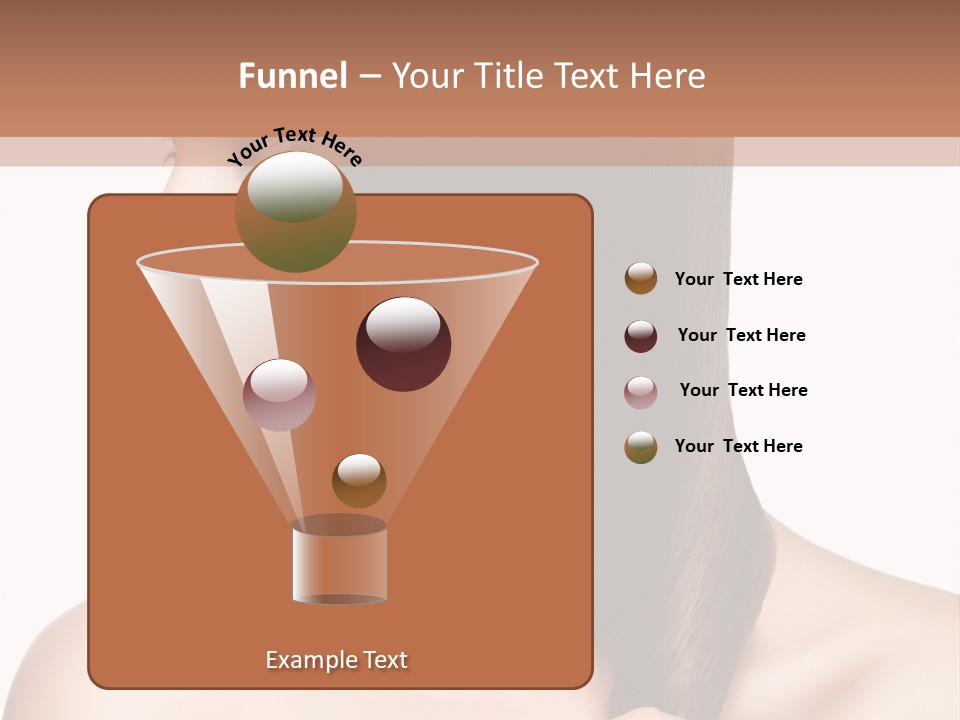 Adult Close Up Head PowerPoint Template