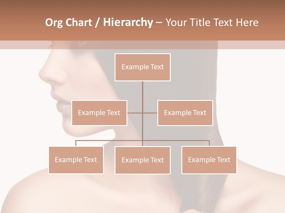 Adult Close Up Head PowerPoint Template