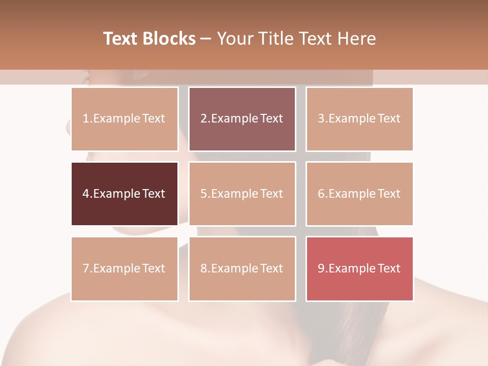 Adult Close Up Head PowerPoint Template