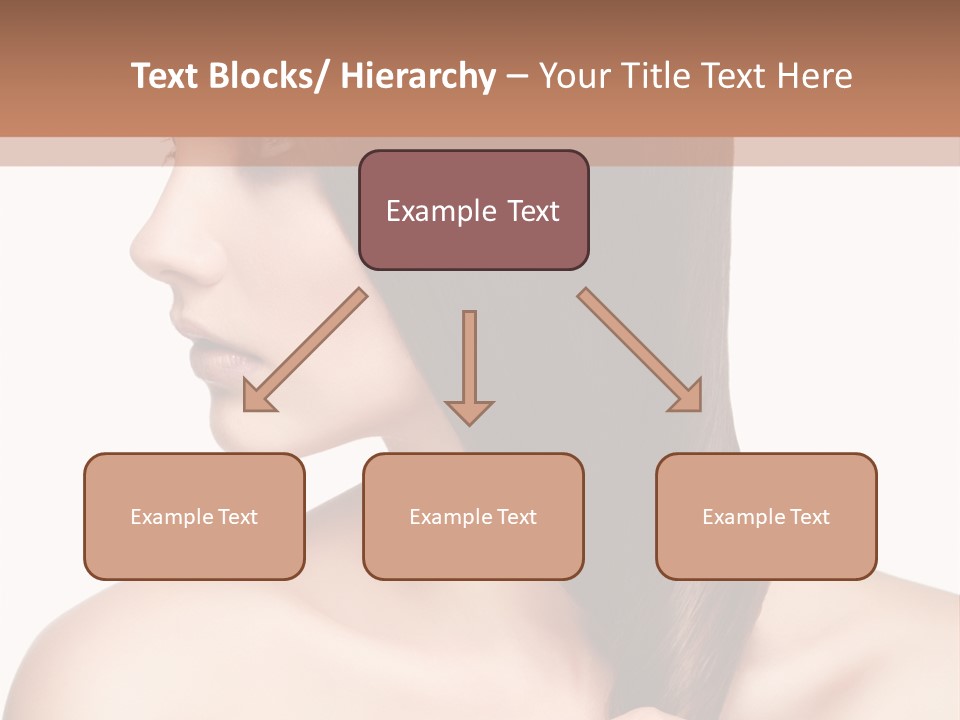 Adult Close Up Head PowerPoint Template