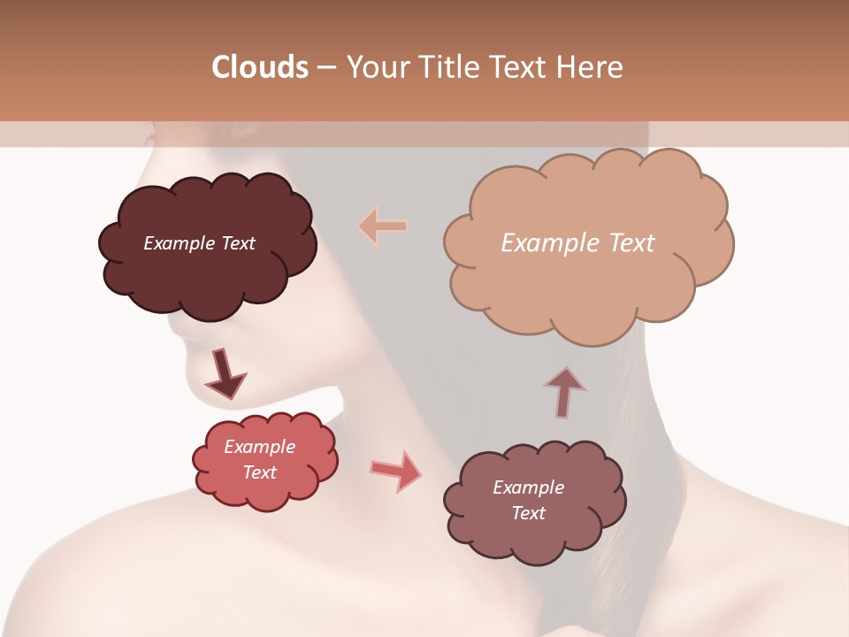 Adult Close Up Head PowerPoint Template