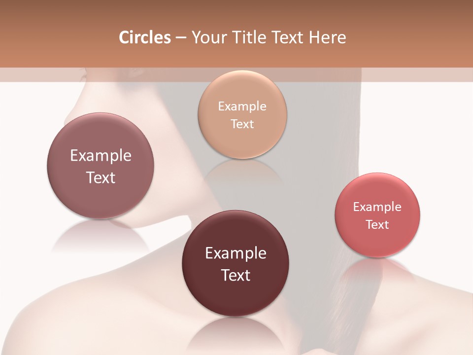 Adult Close Up Head PowerPoint Template