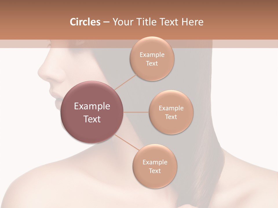 Adult Close Up Head PowerPoint Template