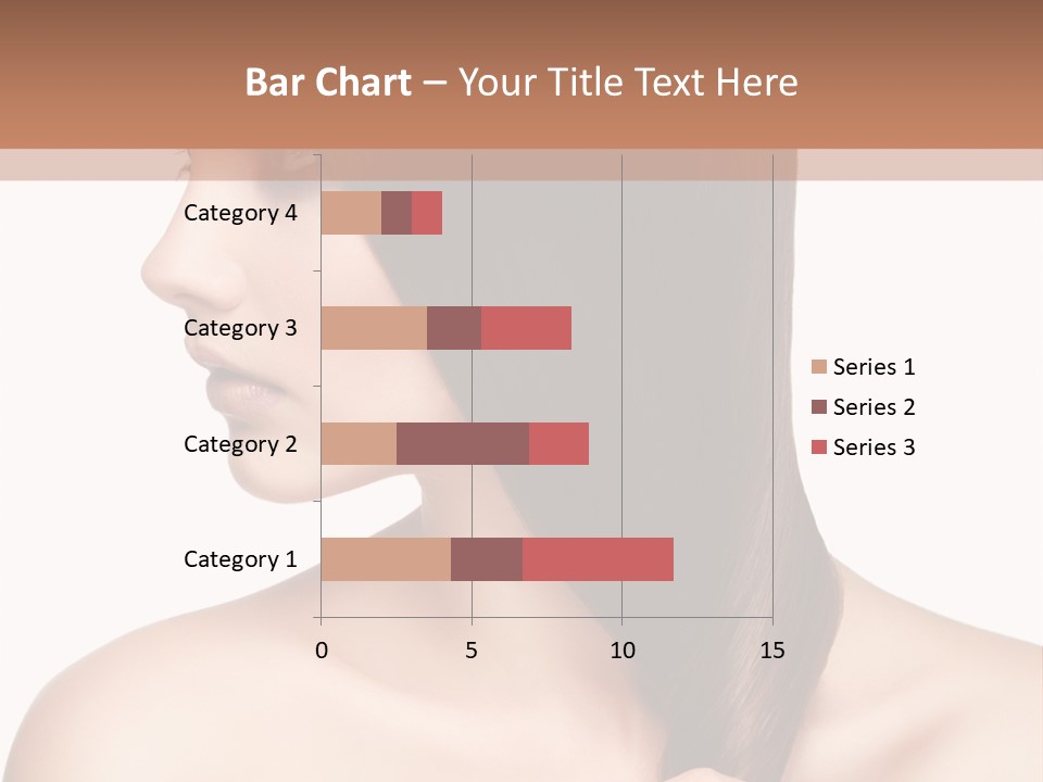 Adult Close Up Head PowerPoint Template
