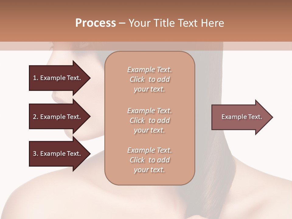 Adult Close Up Head PowerPoint Template