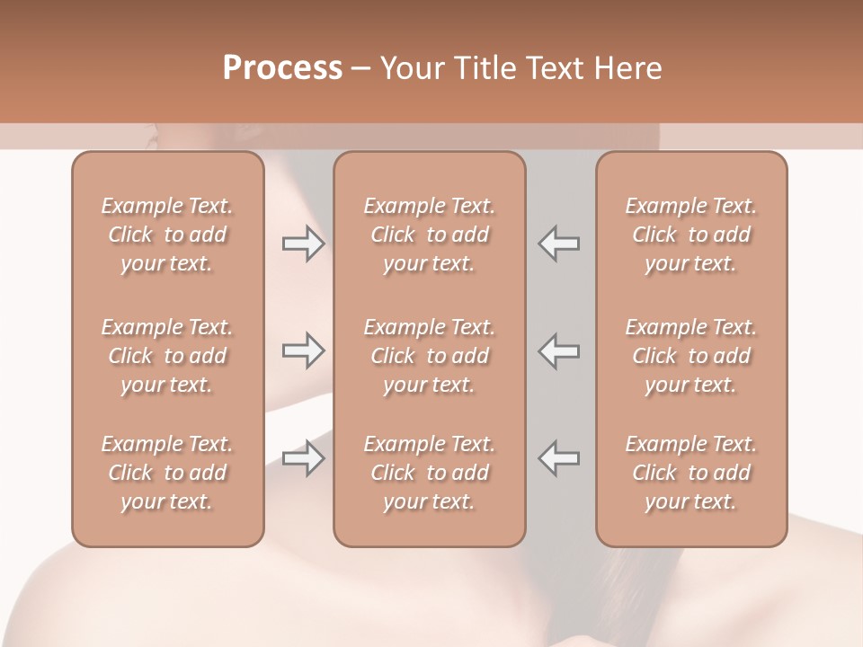 Adult Close Up Head PowerPoint Template