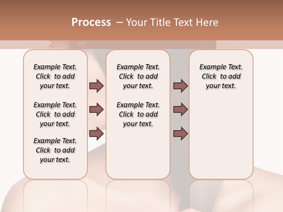Adult Close Up Head PowerPoint Template