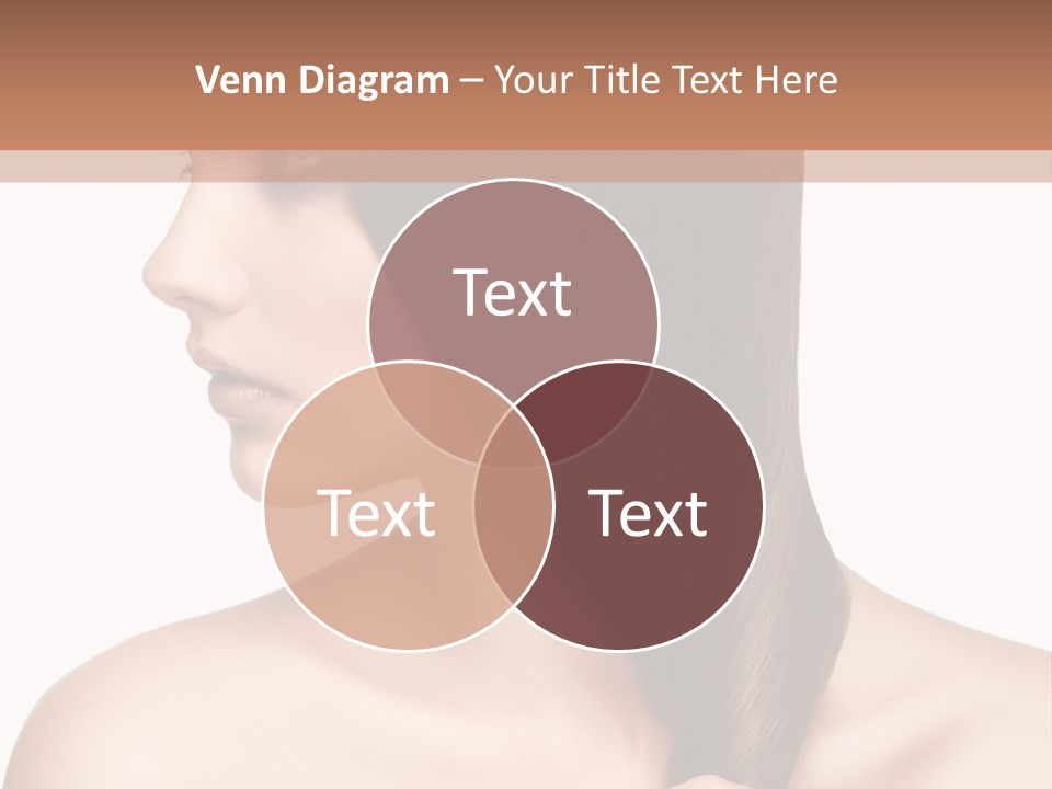 Adult Close Up Head PowerPoint Template