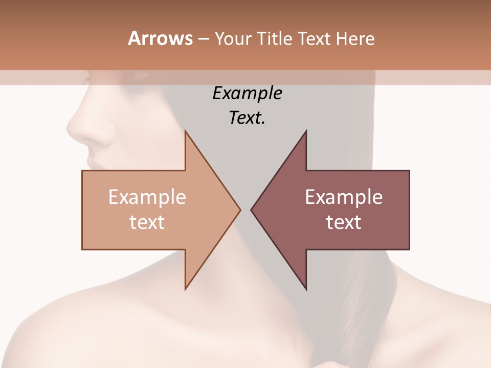 Adult Close Up Head PowerPoint Template