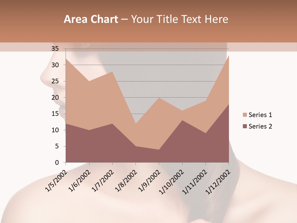 Adult Close Up Head PowerPoint Template