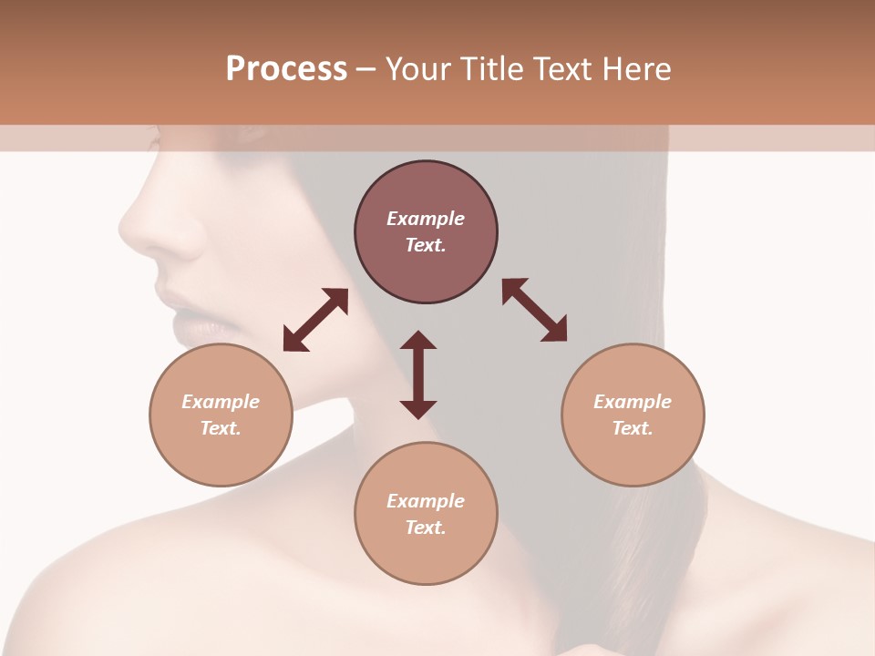 Adult Close Up Head PowerPoint Template