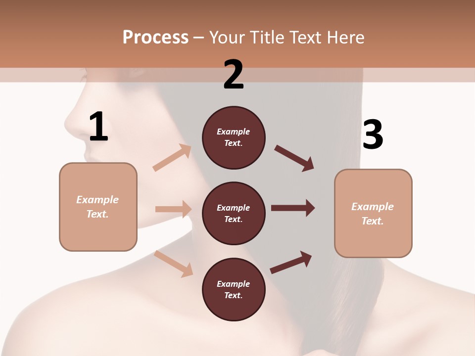 Adult Close Up Head PowerPoint Template