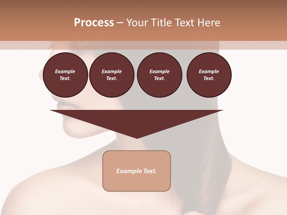 Adult Close Up Head PowerPoint Template