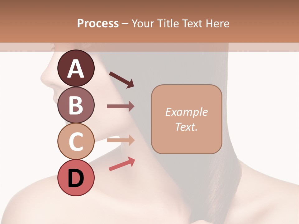 Adult Close Up Head PowerPoint Template