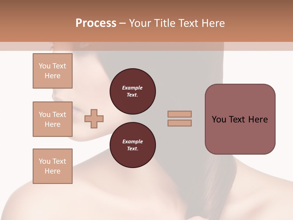 Adult Close Up Head PowerPoint Template