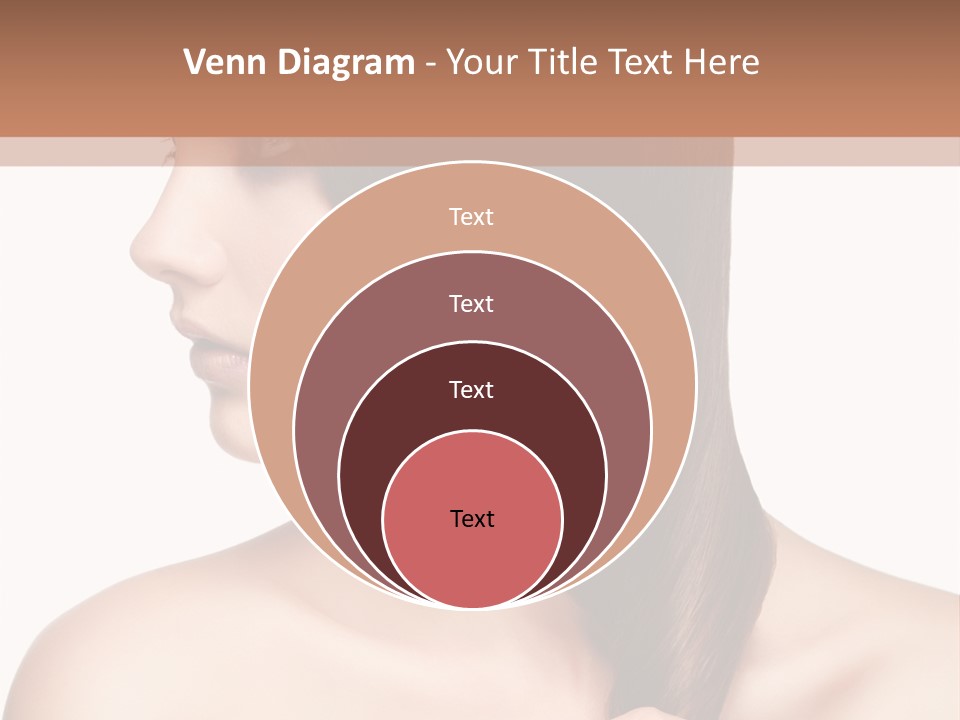 Adult Close Up Head PowerPoint Template