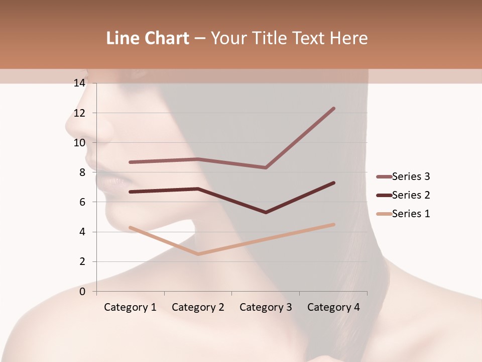 Adult Close Up Head PowerPoint Template