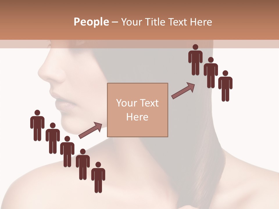 Adult Close Up Head PowerPoint Template
