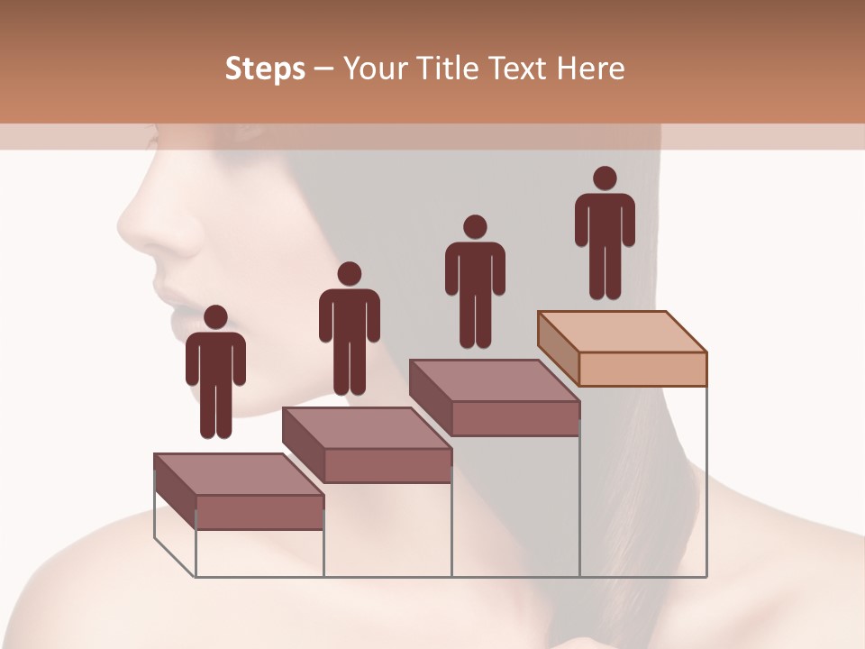 Adult Close Up Head PowerPoint Template
