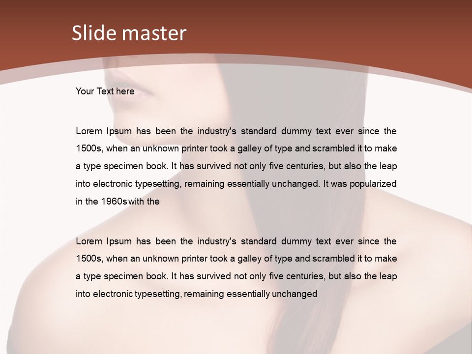 Brown Beauty  PowerPoint Template