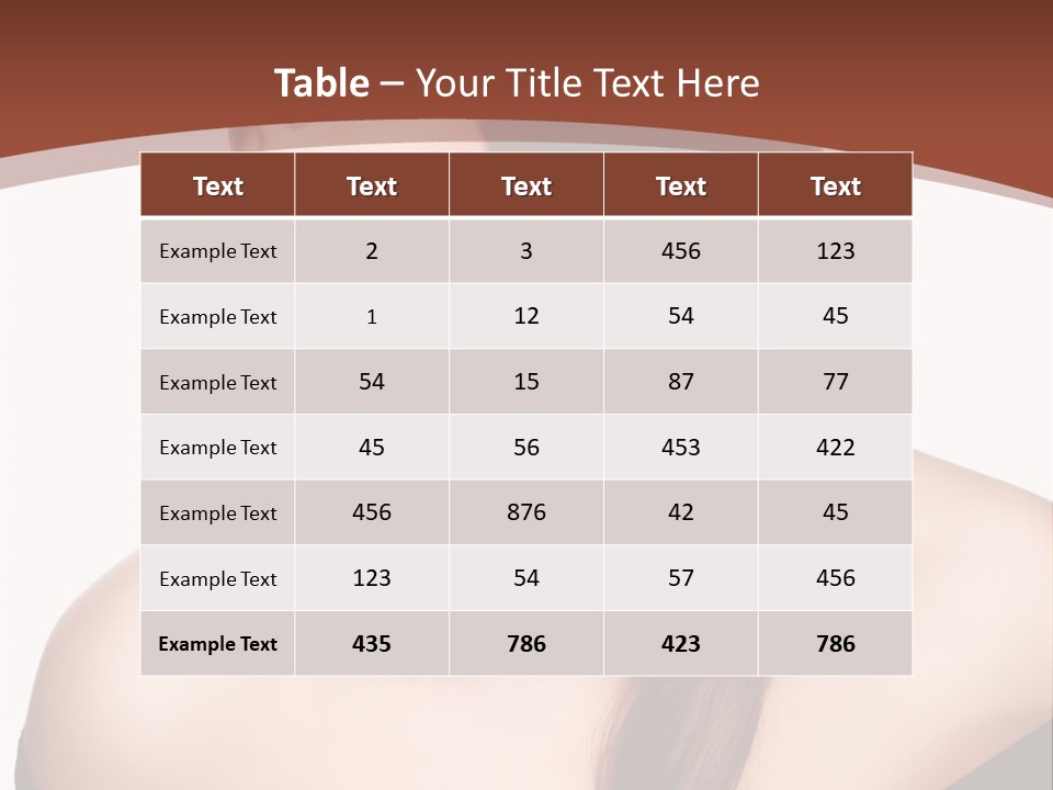 Brown Beauty  PowerPoint Template