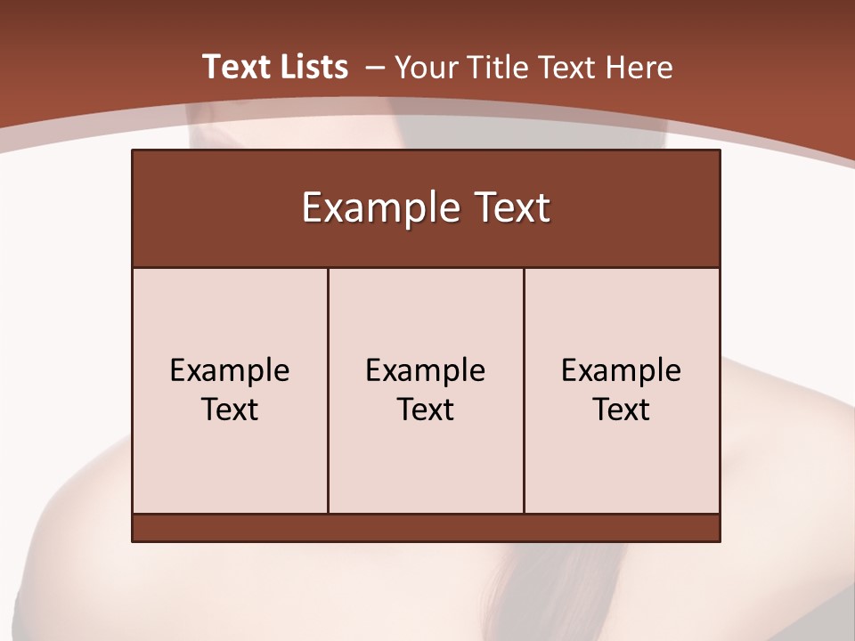 Brown Beauty  PowerPoint Template