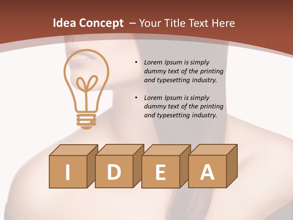 Brown Beauty  PowerPoint Template