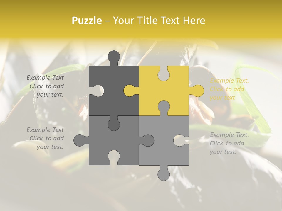 Macro Fish Closed PowerPoint Template