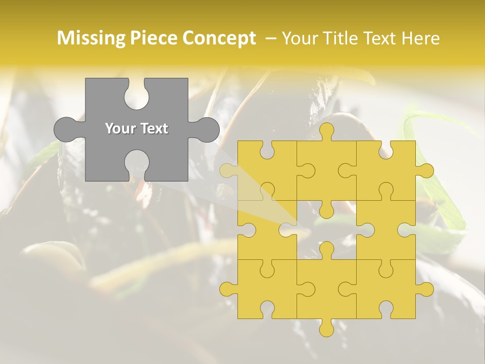 Macro Fish Closed PowerPoint Template