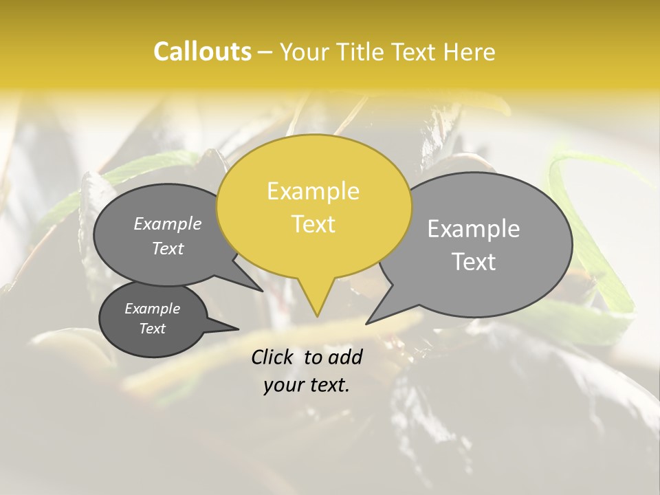 Macro Fish Closed PowerPoint Template