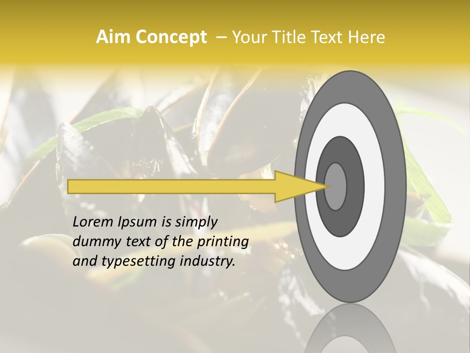 Macro Fish Closed PowerPoint Template