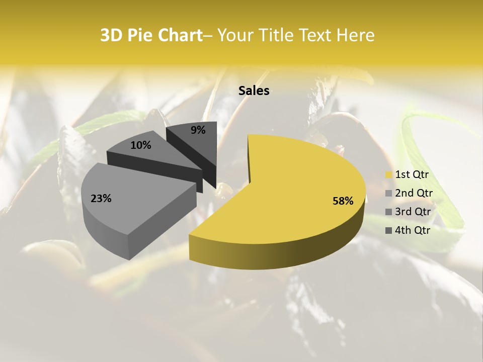 Macro Fish Closed PowerPoint Template