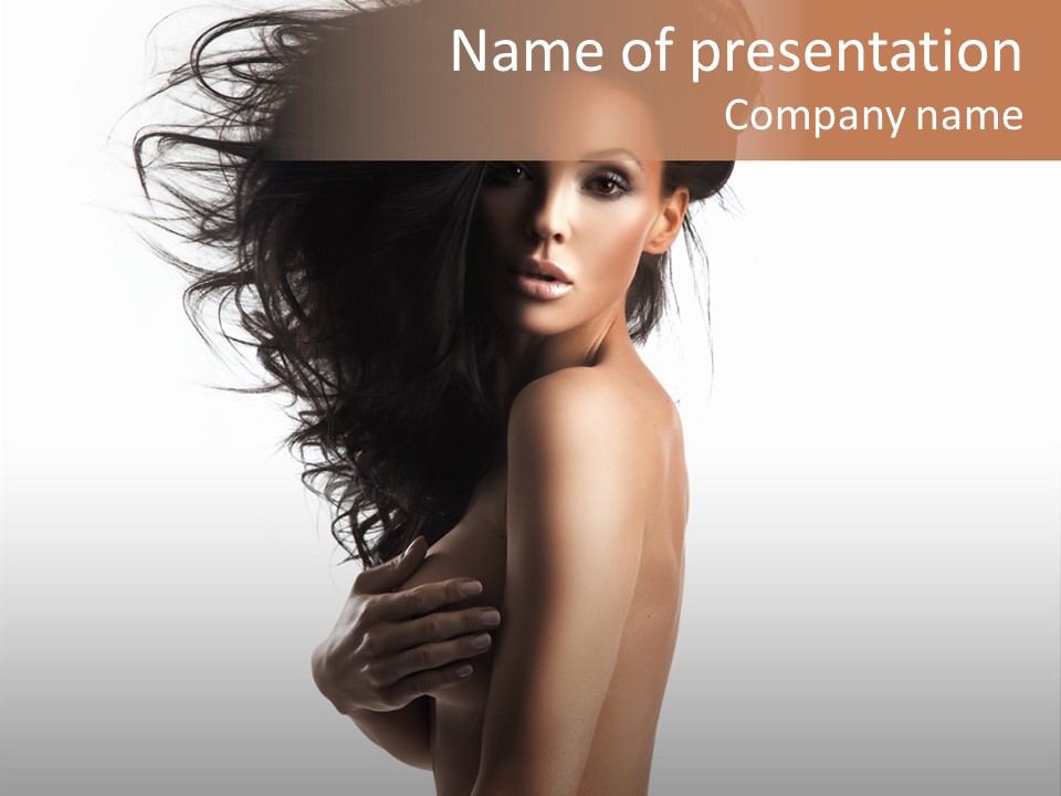 Vogue Figure Lady PowerPoint Template