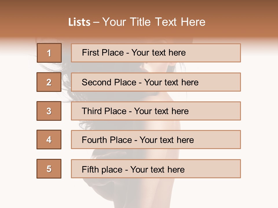 Vogue Figure Lady PowerPoint Template