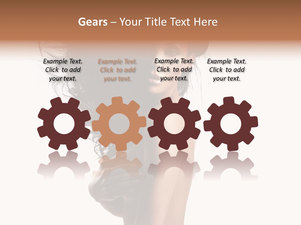 Vogue Figure Lady PowerPoint Template