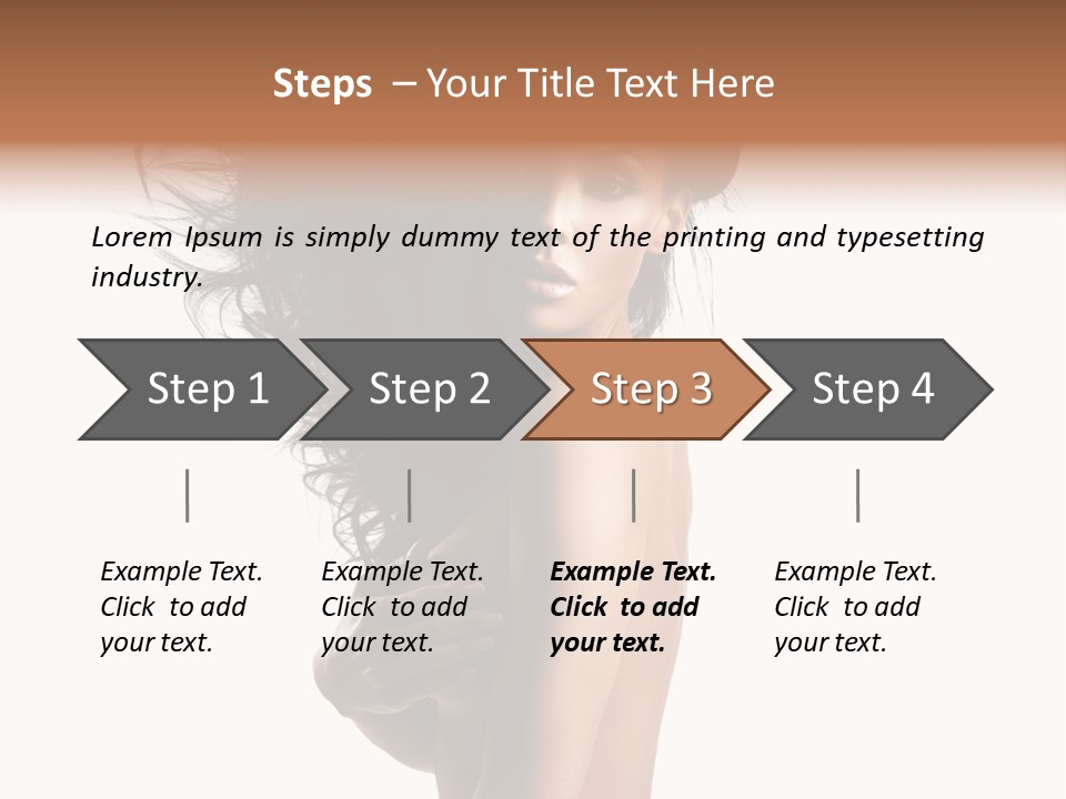 Vogue Figure Lady PowerPoint Template