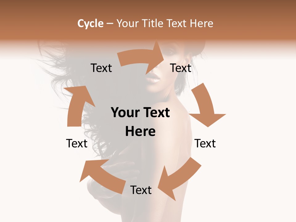 Vogue Figure Lady PowerPoint Template