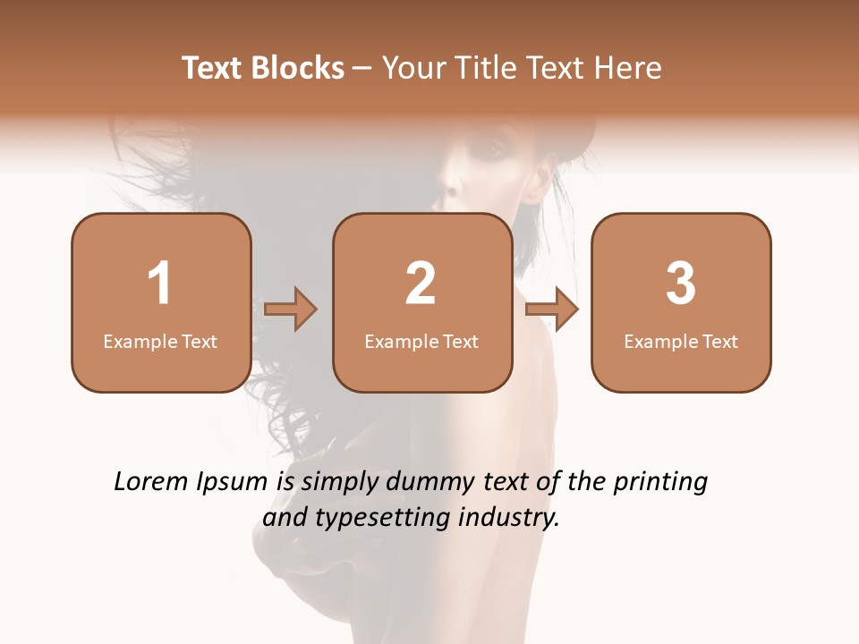 Vogue Figure Lady PowerPoint Template