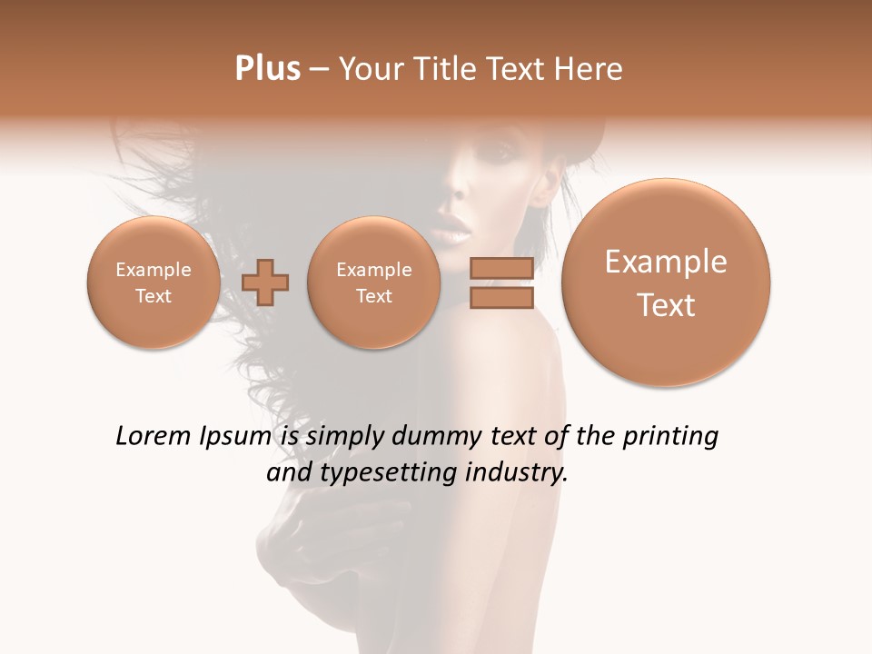 Vogue Figure Lady PowerPoint Template